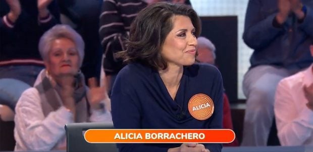 La actriz Alicia Borrachero en el plató de Pasapalabra (Atresmedia).