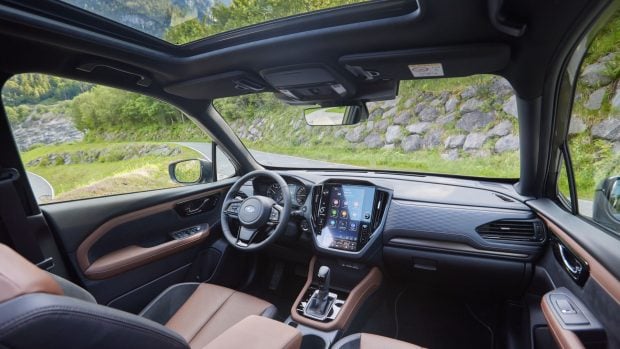 Interior del Subaru Forester