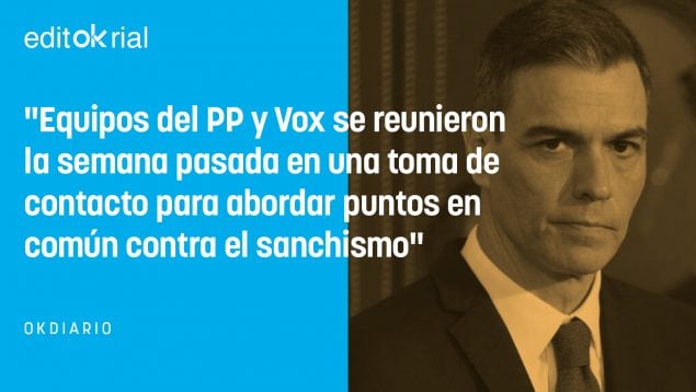 No hay discrepancia entre PP y Vox que pueda ser más importante que la unidad contra Sánchez