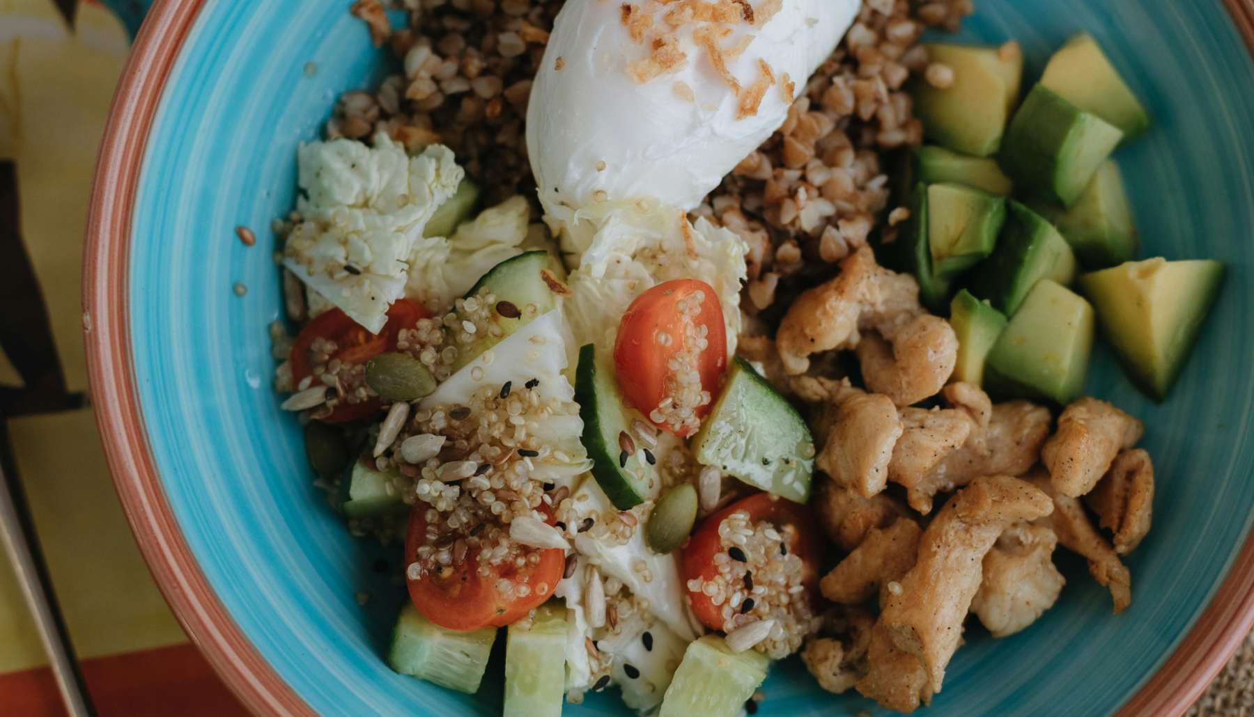 Ensalada de lentejas.