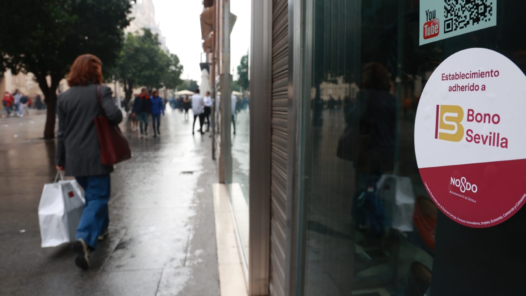 Comercio adherido al Bono Sevilla. (Foto: EP)