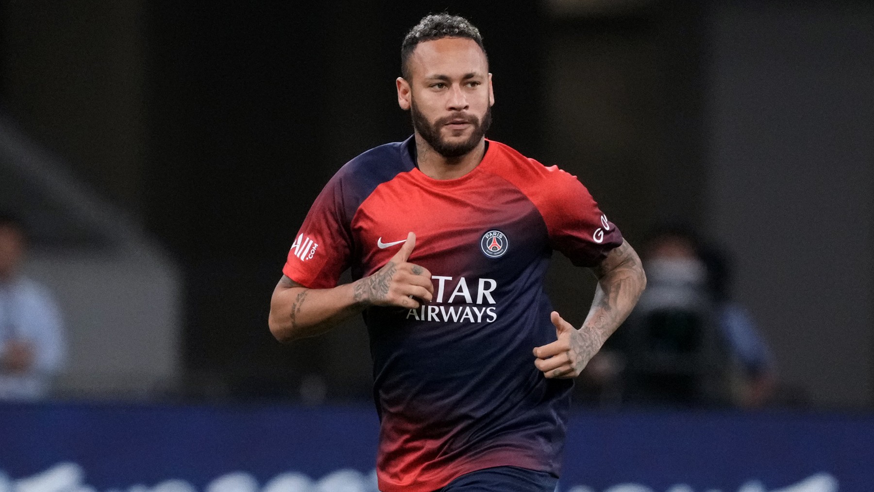 Neymar, en un partido con el PSG durante su etapa en Francia. (Getty)