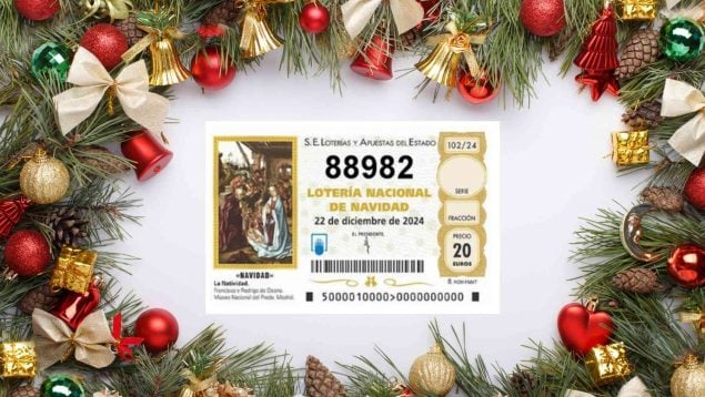 Número 88982 en la Lotería de Navidad