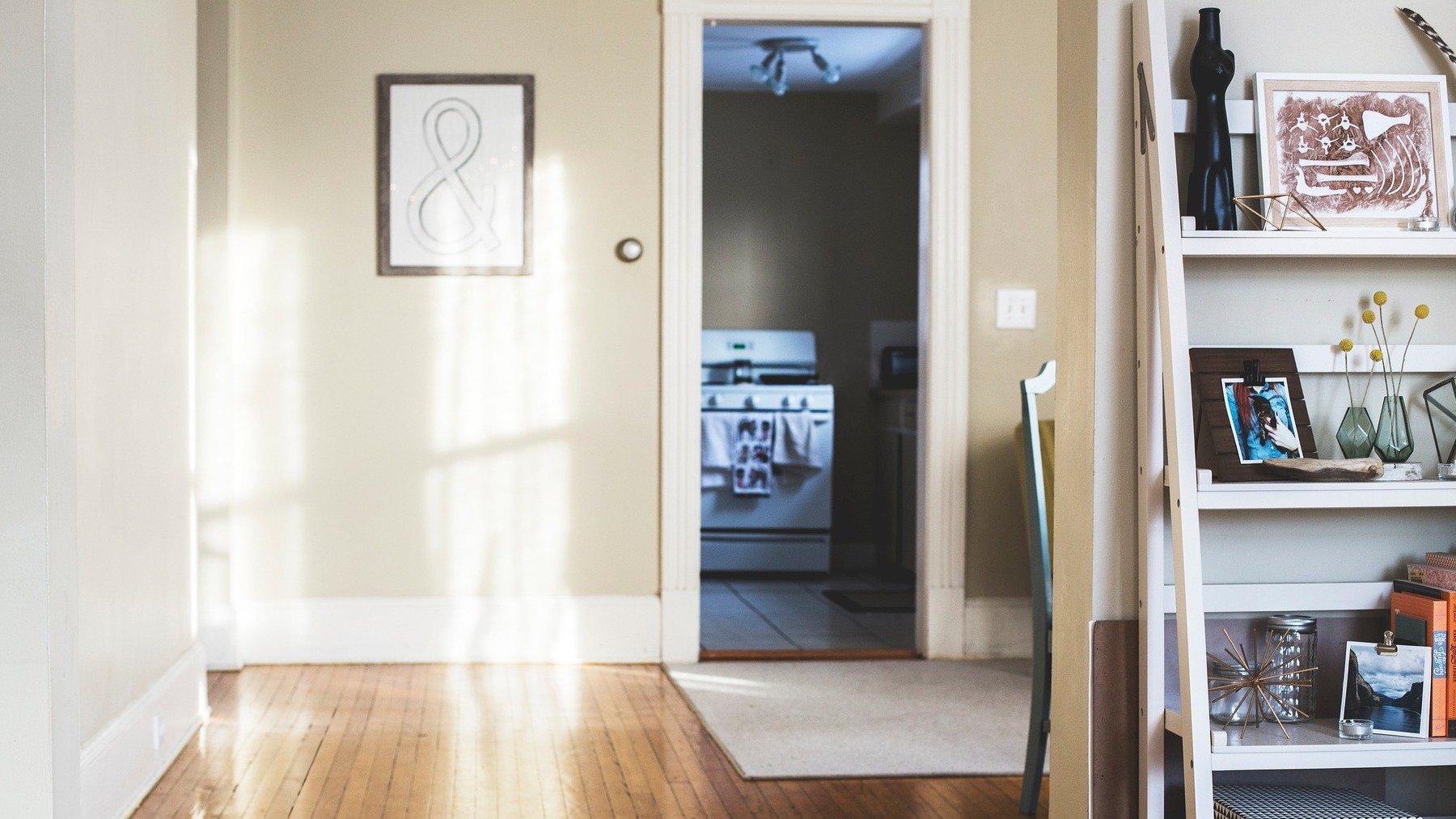 Interior de una casa.