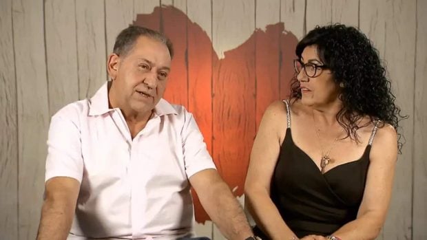 José Luis y Tere en la decisión final de 'First Dates'. (Mediaset)