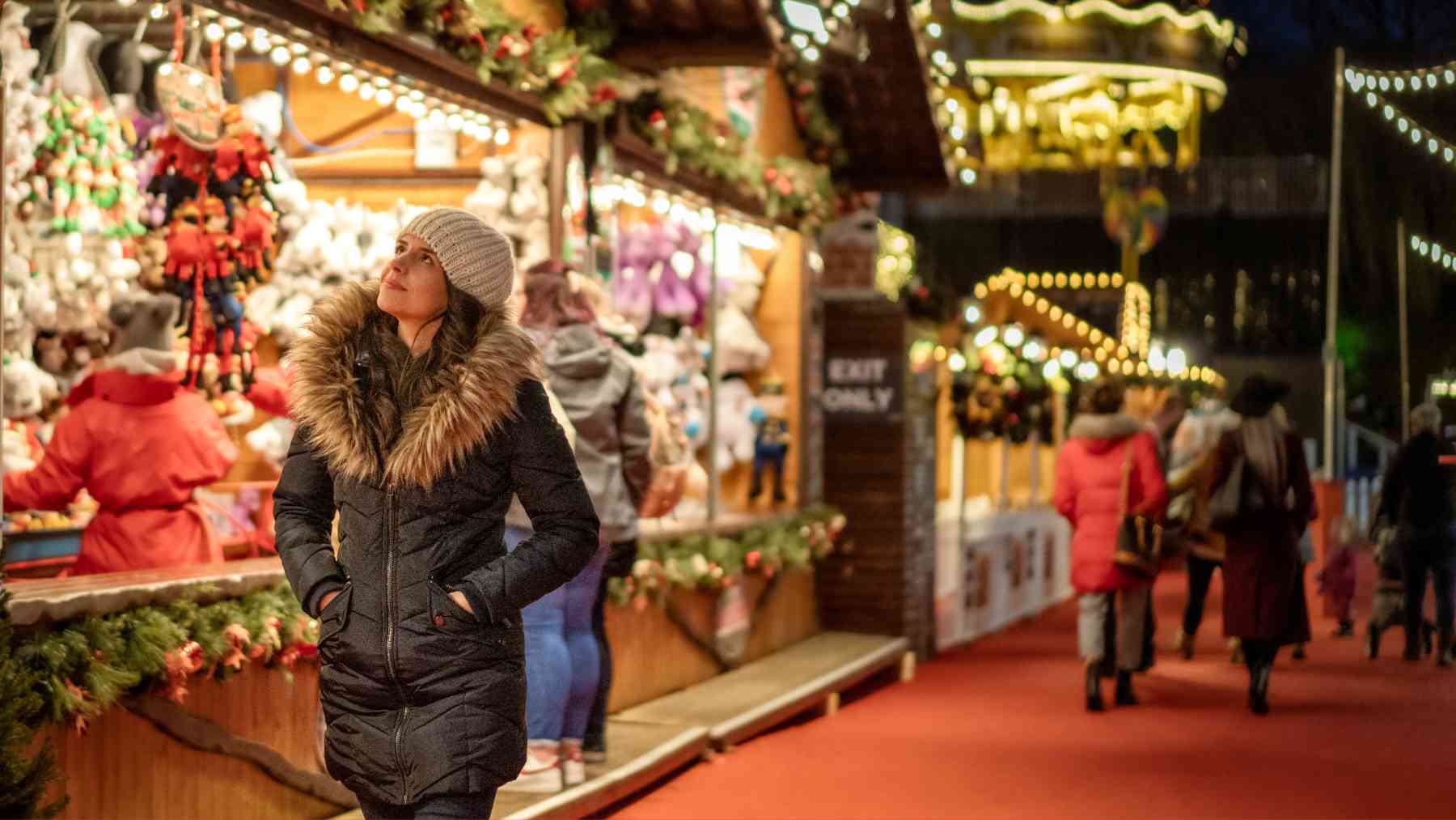 Mercado navideño.