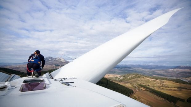 Aerogenerador operario