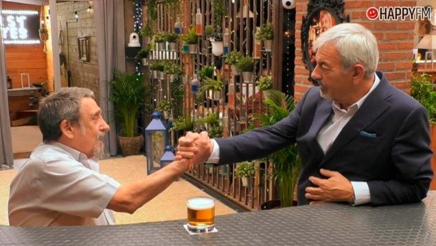 Carlos y Carlos Sobera en First Dates. (Mediaset)