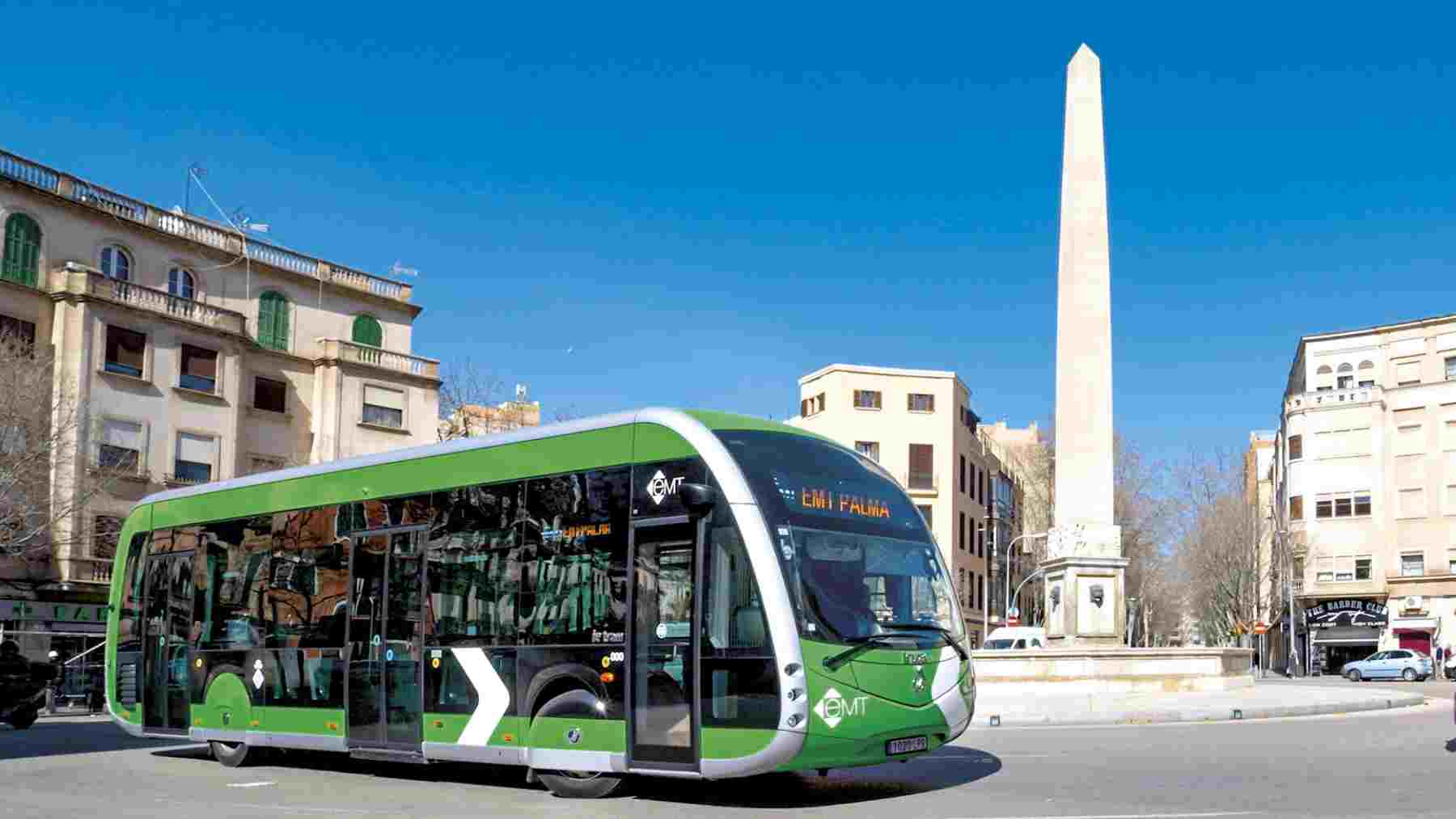 Autobús eléctrico de la EMT de Palma.