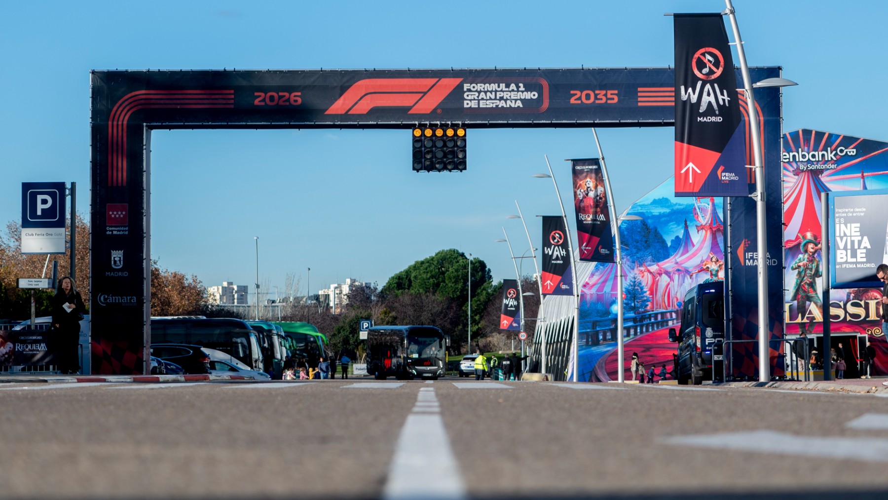 Imagen de la presentación del GP de España de F1 de Madrid. (Europa Press)