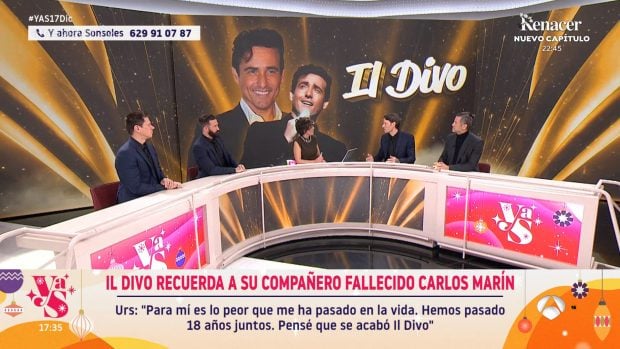 Il Divo en el programa Y ahora Sonsoles. (Atresmedia)