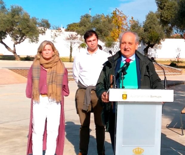 Inauguración del parque Ignacio Echeverría en Bormujos.