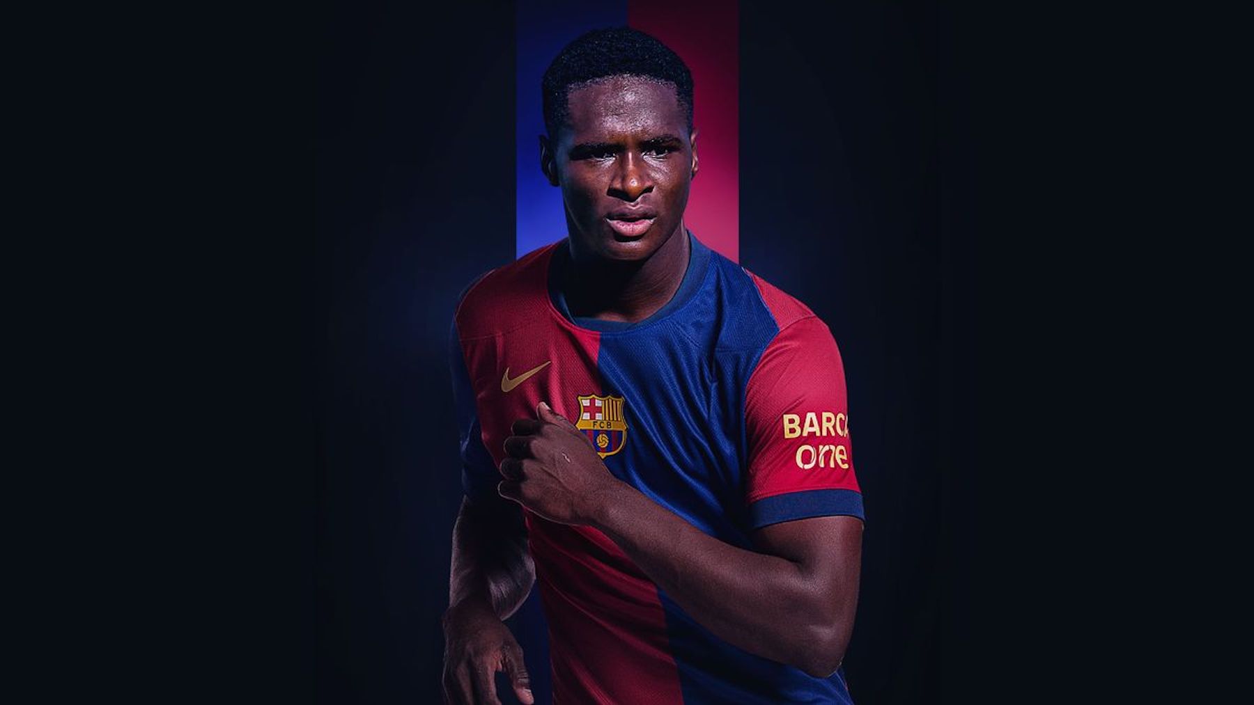 Creatividad para anunciar a Ibrahim Diarra (FCB)