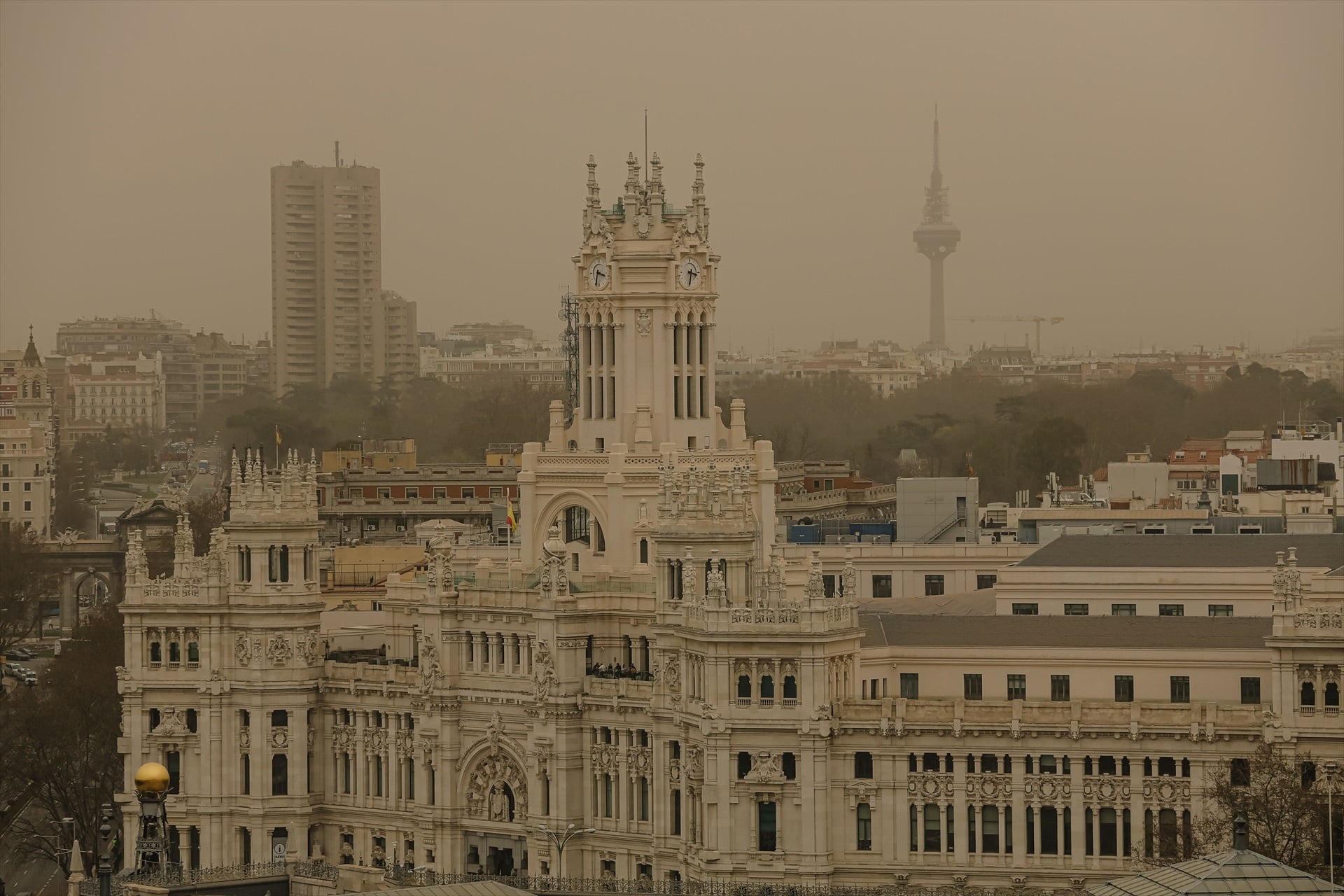 Madrid, calima, lluvia de sangre, AEMET, el tiempo