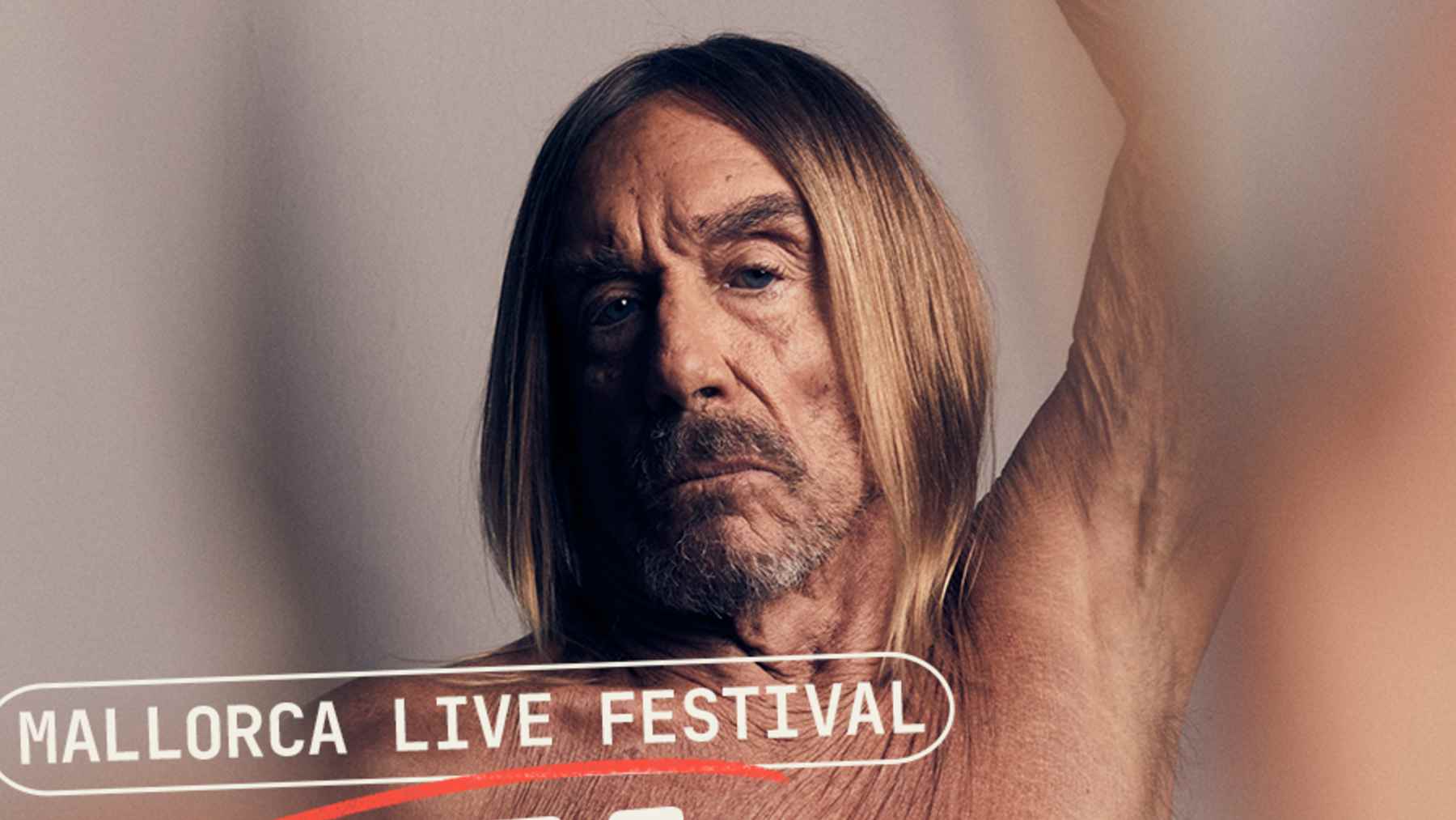 Iggy Pop actuará en el Mallorca Live Festival 2025.