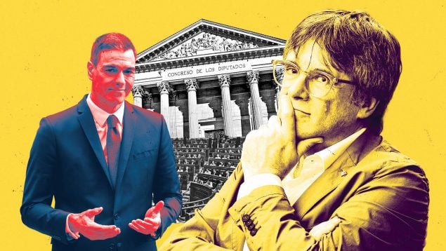 Pedro Sánchez y Carles Puigdemont. Cuestión de confianza