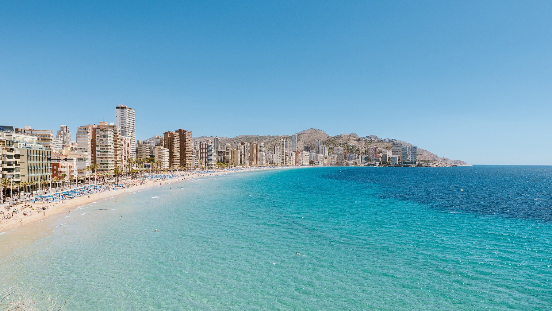 Playa del Levante, Benidorm @Turisme Comunitat Valenciana