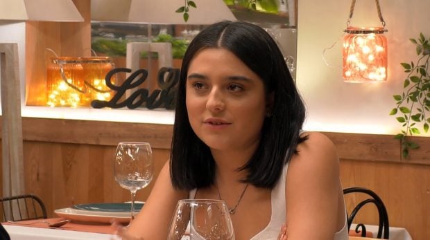 Violeta en First Dates. (Mediaset)