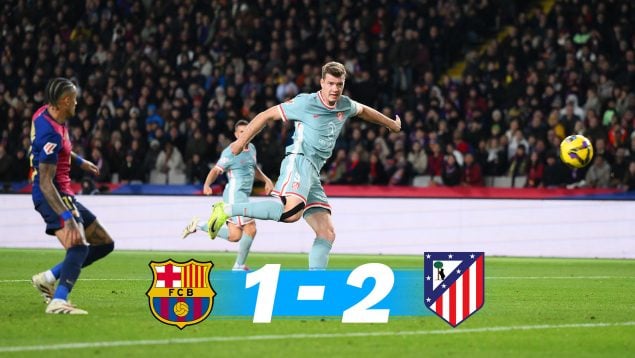 Sorloth revienta Montjuic y hace líder al Atlético