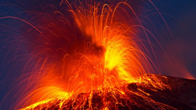 supervolcan, Volcán erupción,