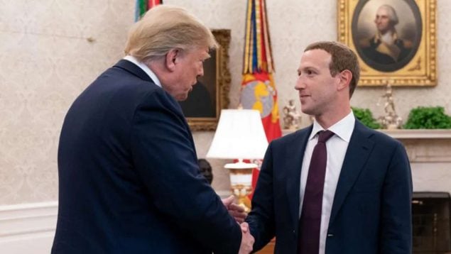 Trump, Zuckerberg, meta, impuestos, reforma fiscal, resultados
