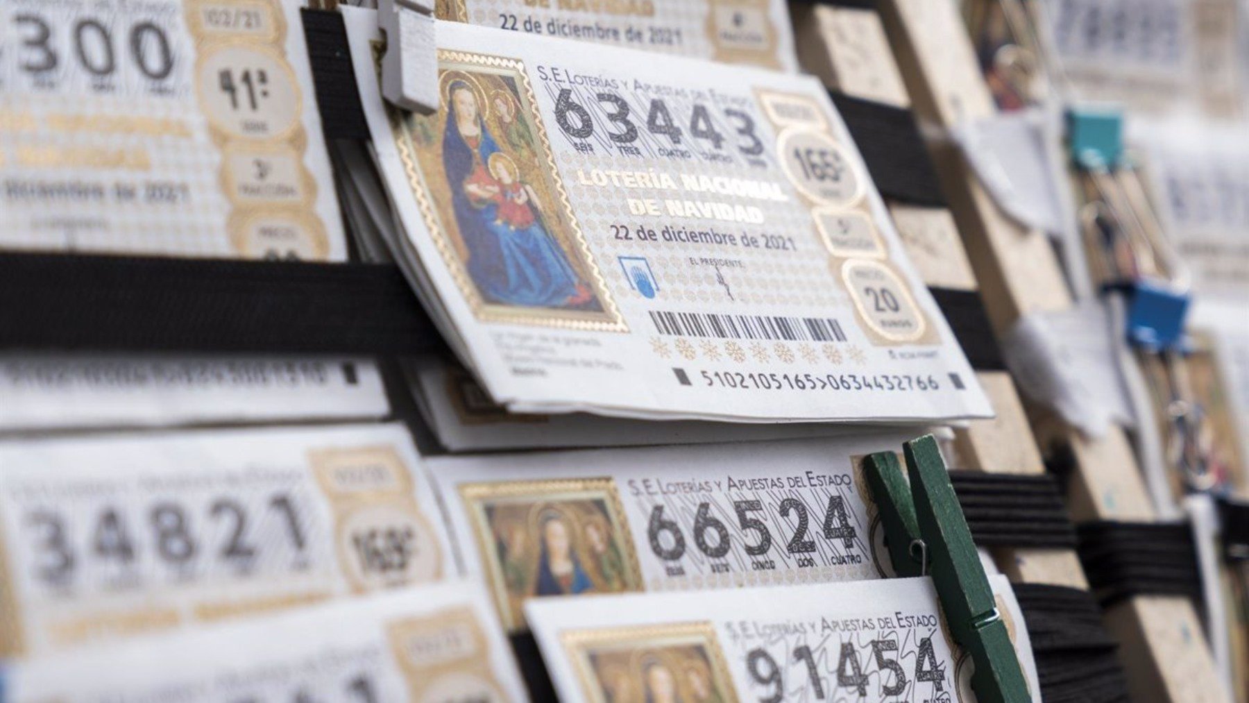 Décimos Lotería de Navidad. (Foto: EP)