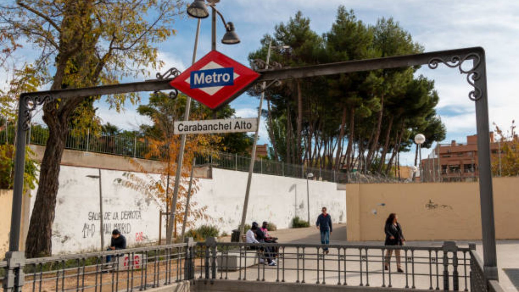 Estación de metro de Carabanchel.