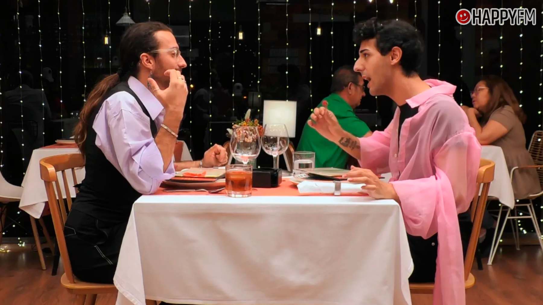 Javi y Antonio, participantes de First Dates. (Mediaset)