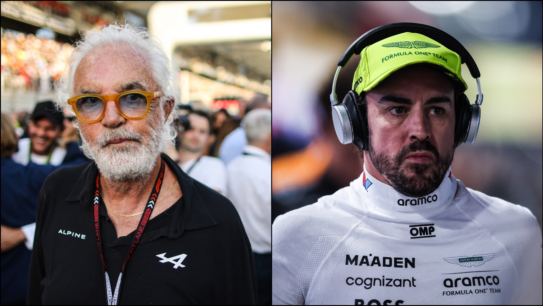 Briatore y Alonso.