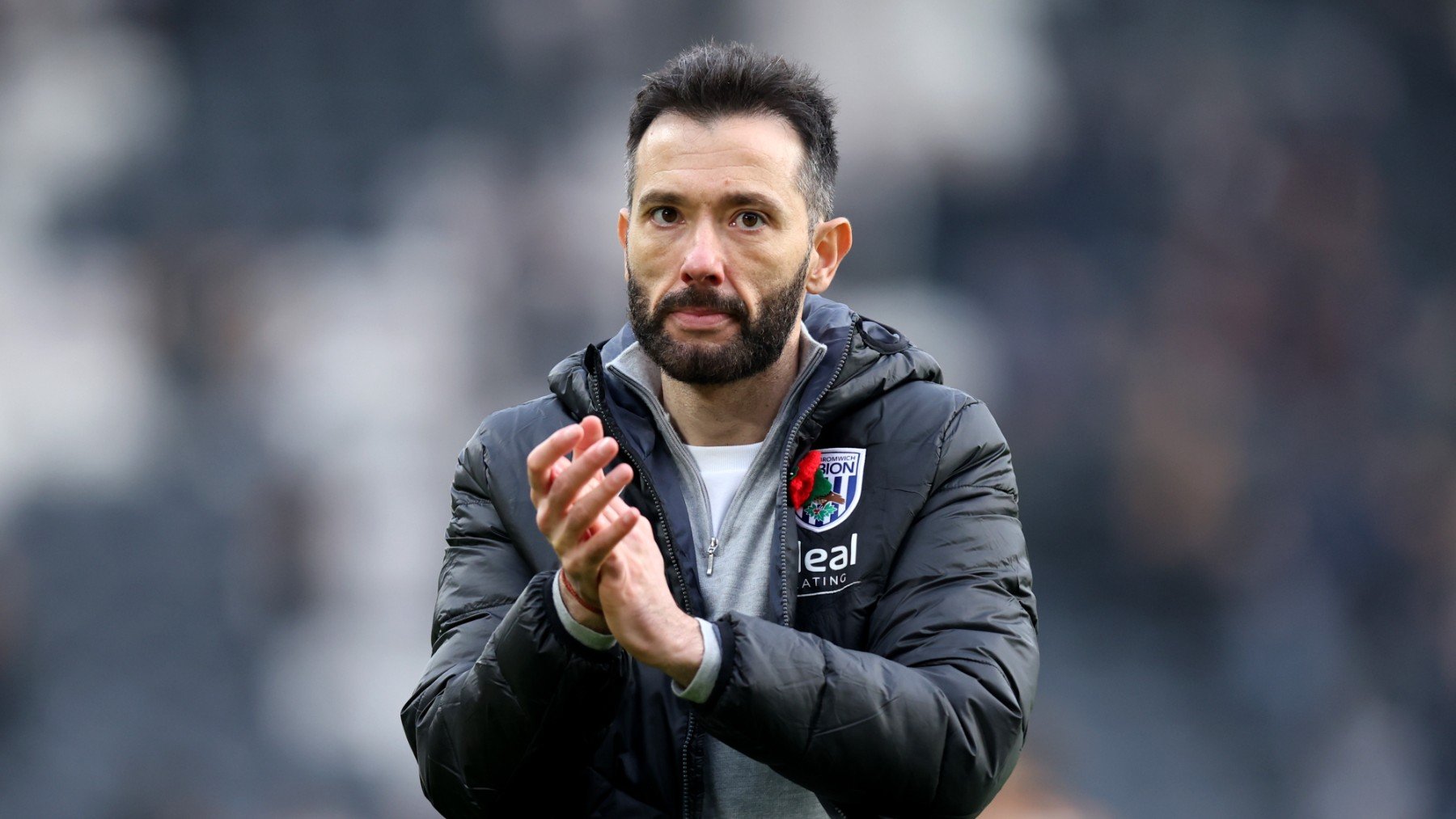 Carlos Corberán, entrenador del West Bromwich Albion. (Getty)