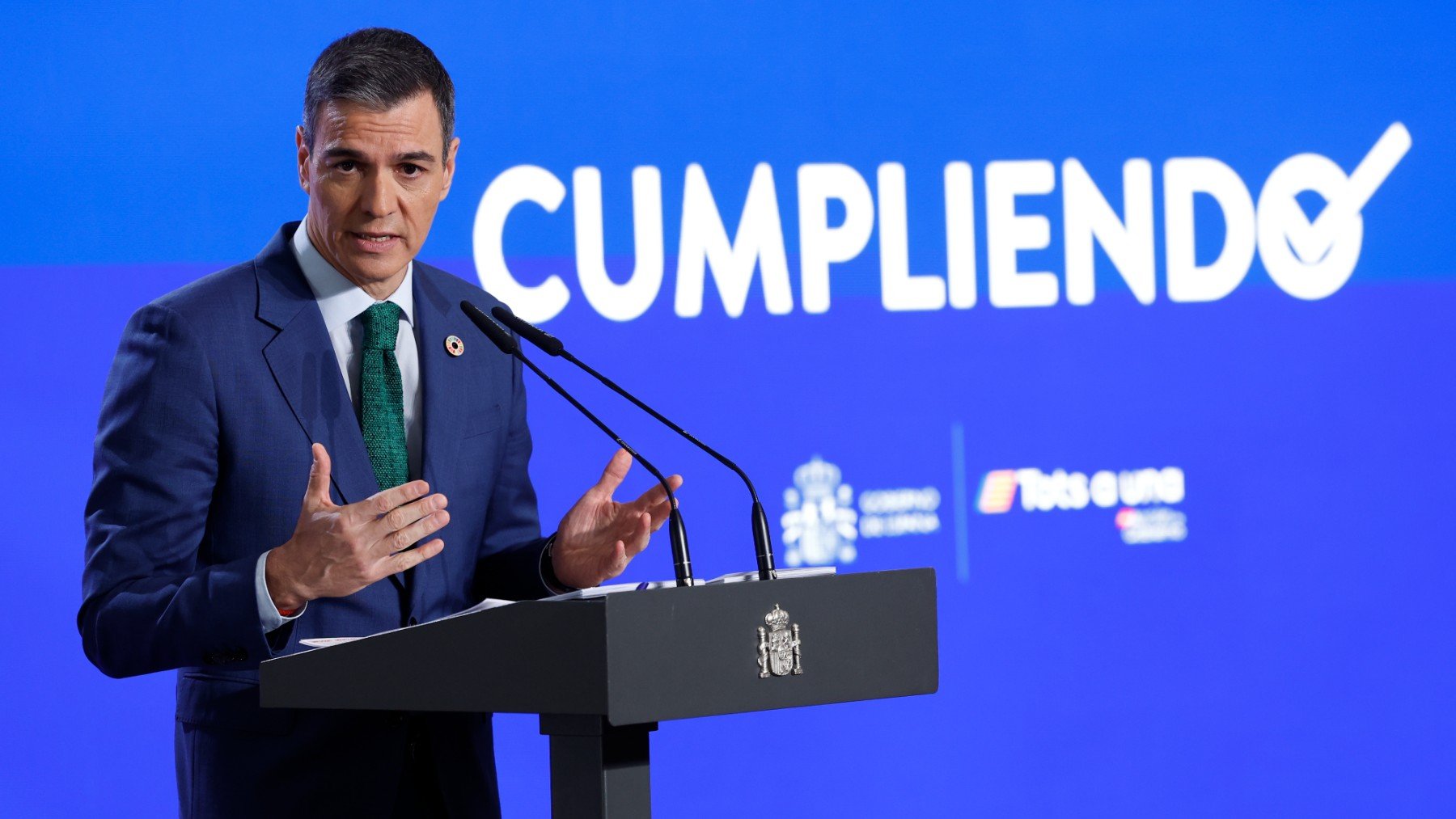 El presidente del Gobierno, Pedro Sánchez.