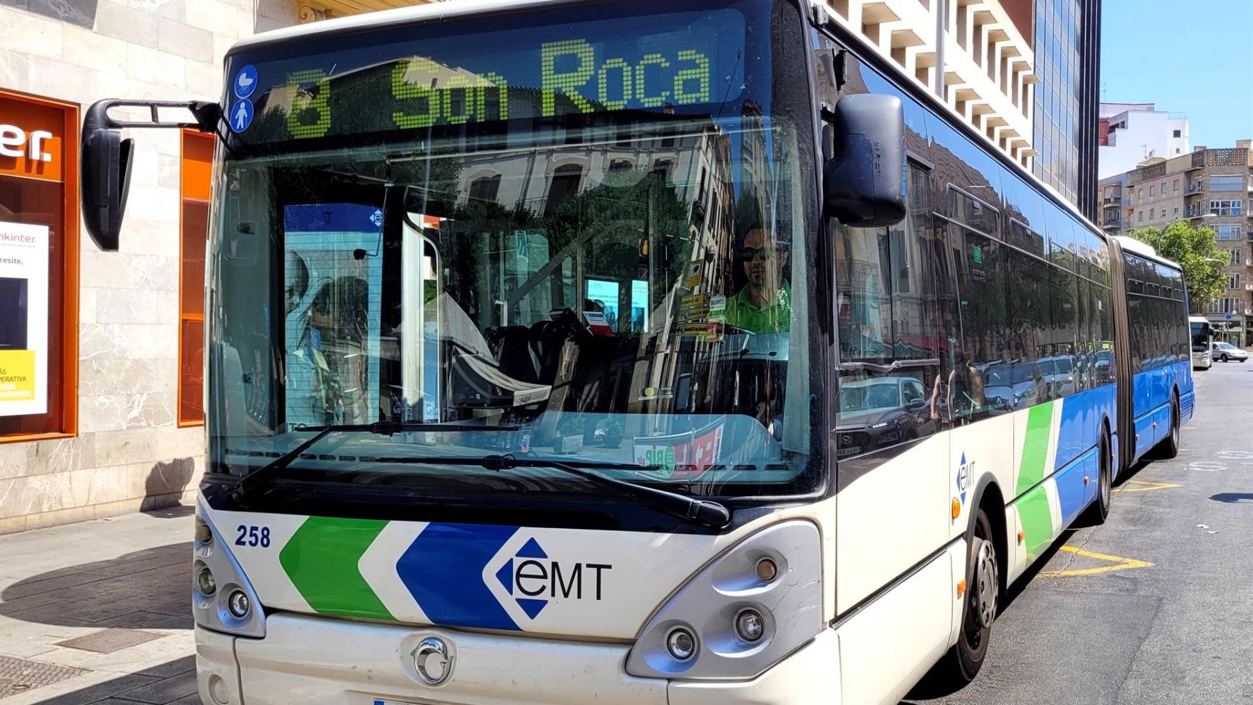 Un autobús de la EMT de Palma.