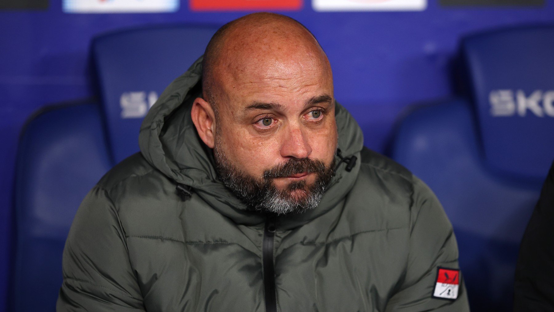 Manolo González, entrenador del RCD Espanyol durante un partido. (Getty)