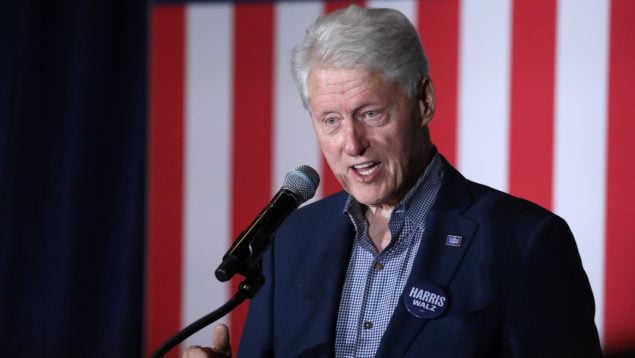 Hospitalizado el ex presidente de EEUU Bill Clinton