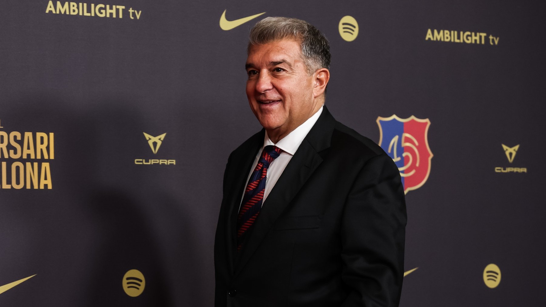 Joan Laporta, en la gala del 125 aniversario del Barcelona. (EP)