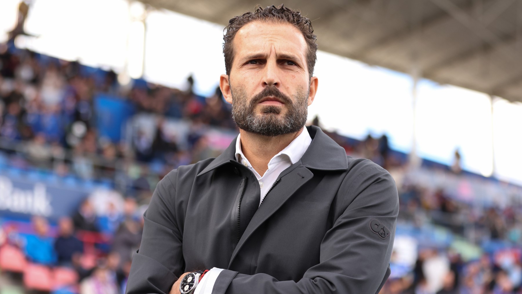 Rubén Baraja, en el banquillo durante un partido del Valencia. (Getty)