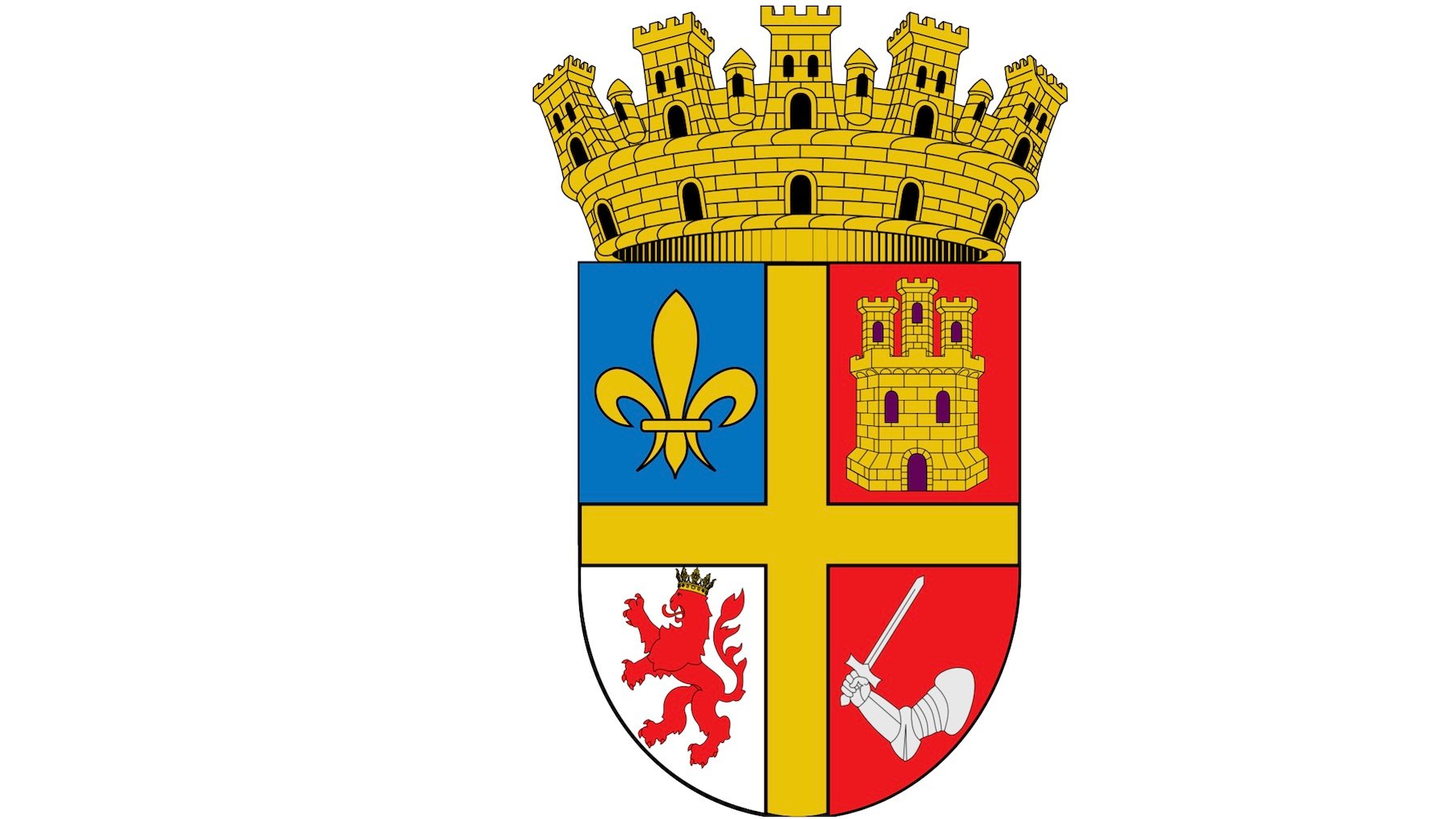 Escudo de San Agustin (Florida, Estados Unidos).