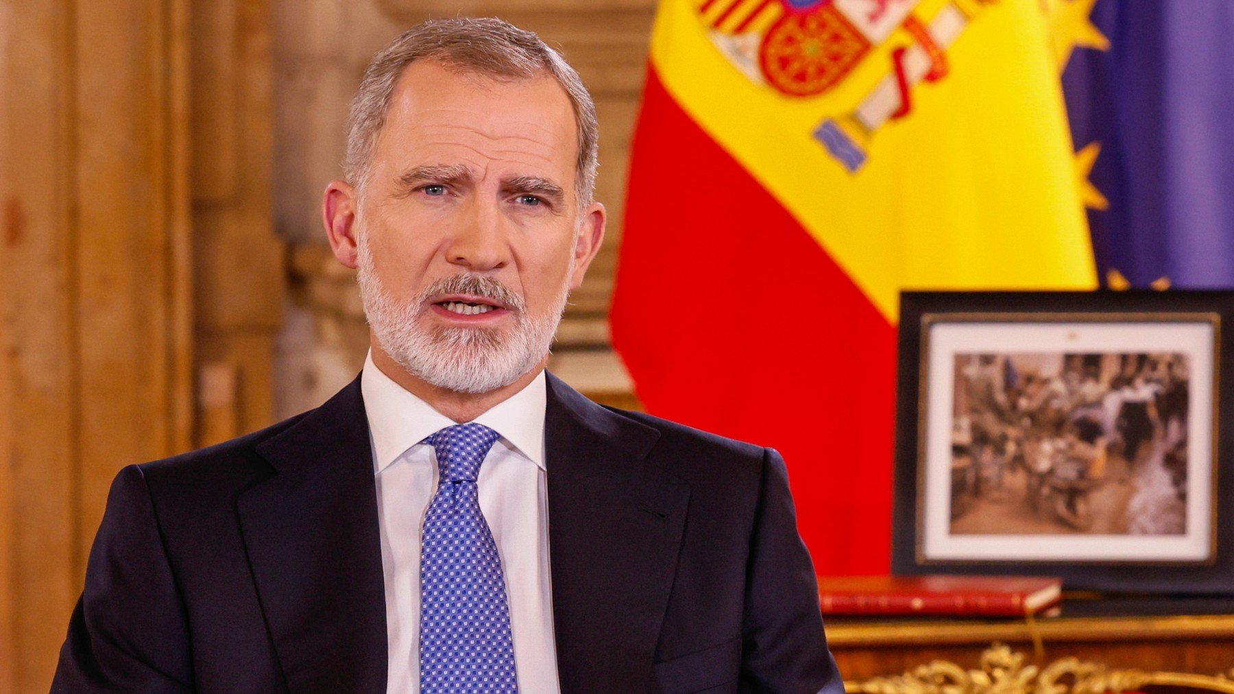 El Rey Felipe VI en su discurso de Navidad.