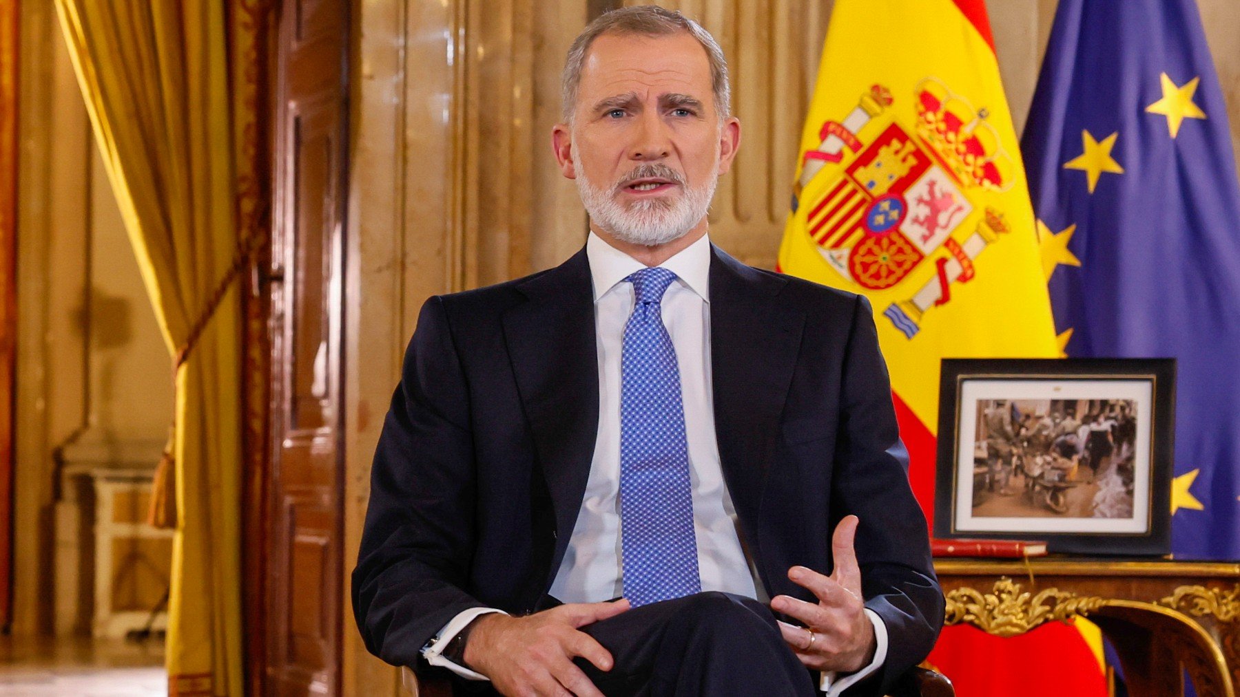 El Rey Felipe VI en su discurso de Navidad.