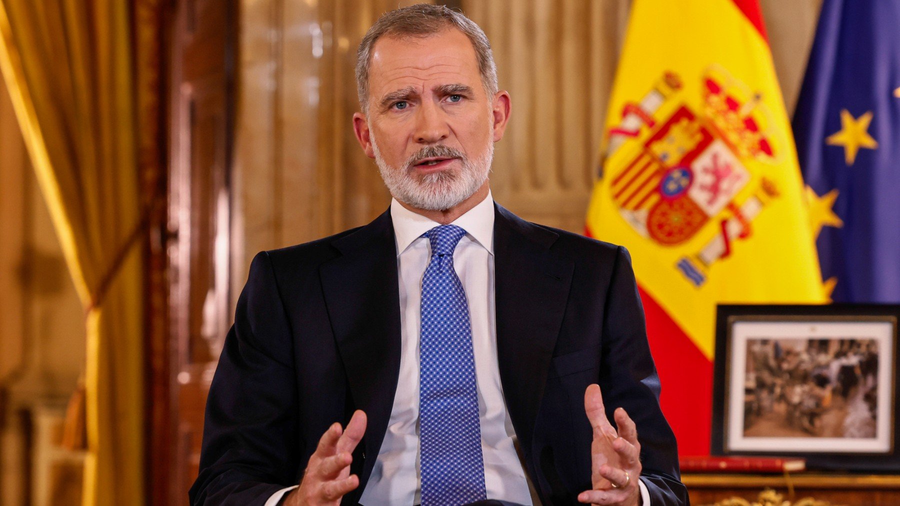 El Rey Felipe VI en su discurso de Navidad.