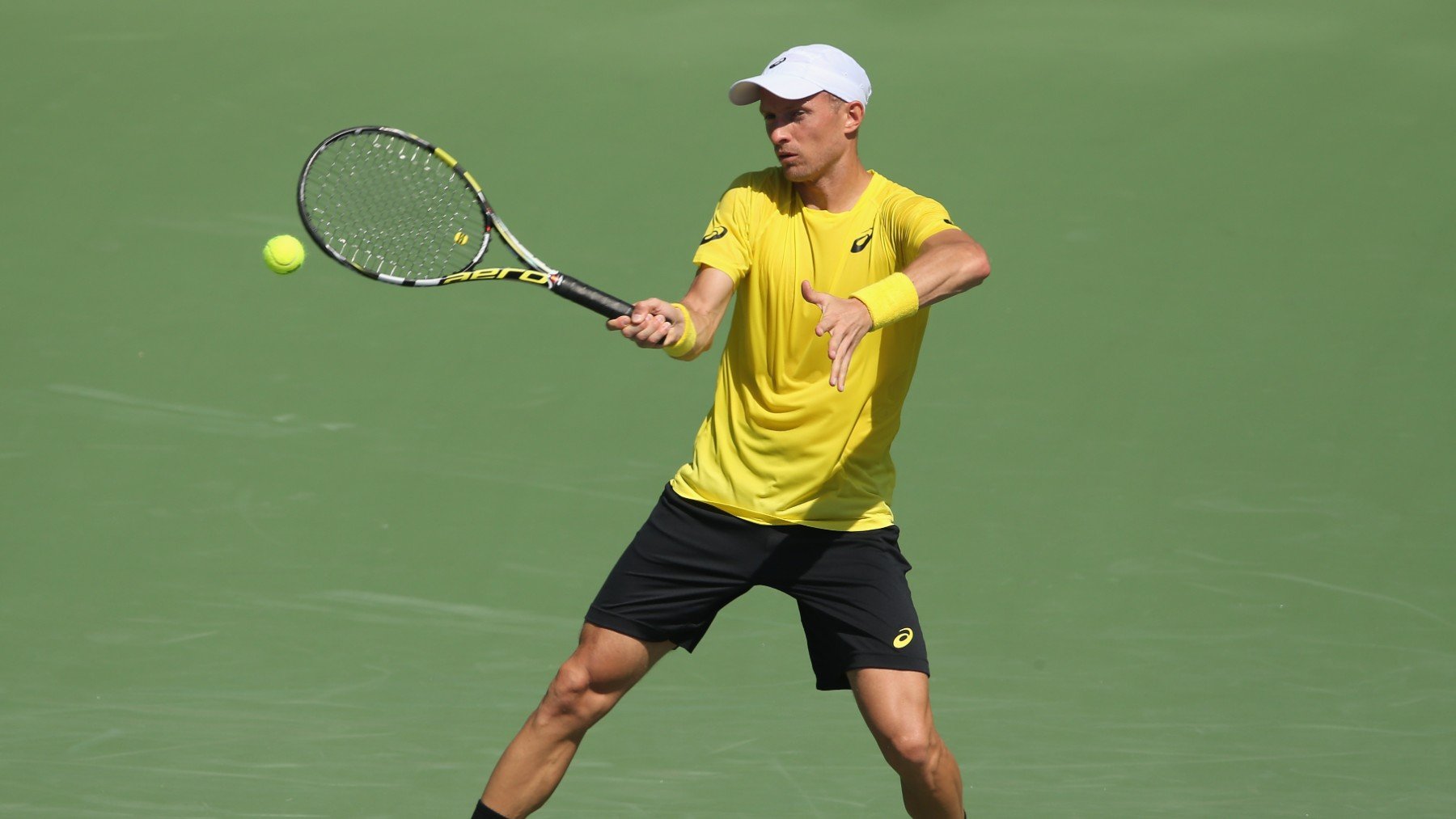 Nikolai Davydenko, en un partido. (Getty)