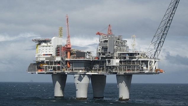 Plataforma, petrolera, Noruega