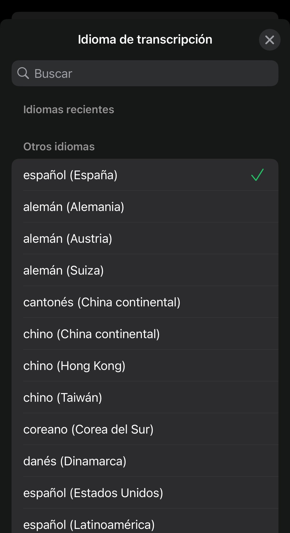 transcripción mensajes voz WhatsApp