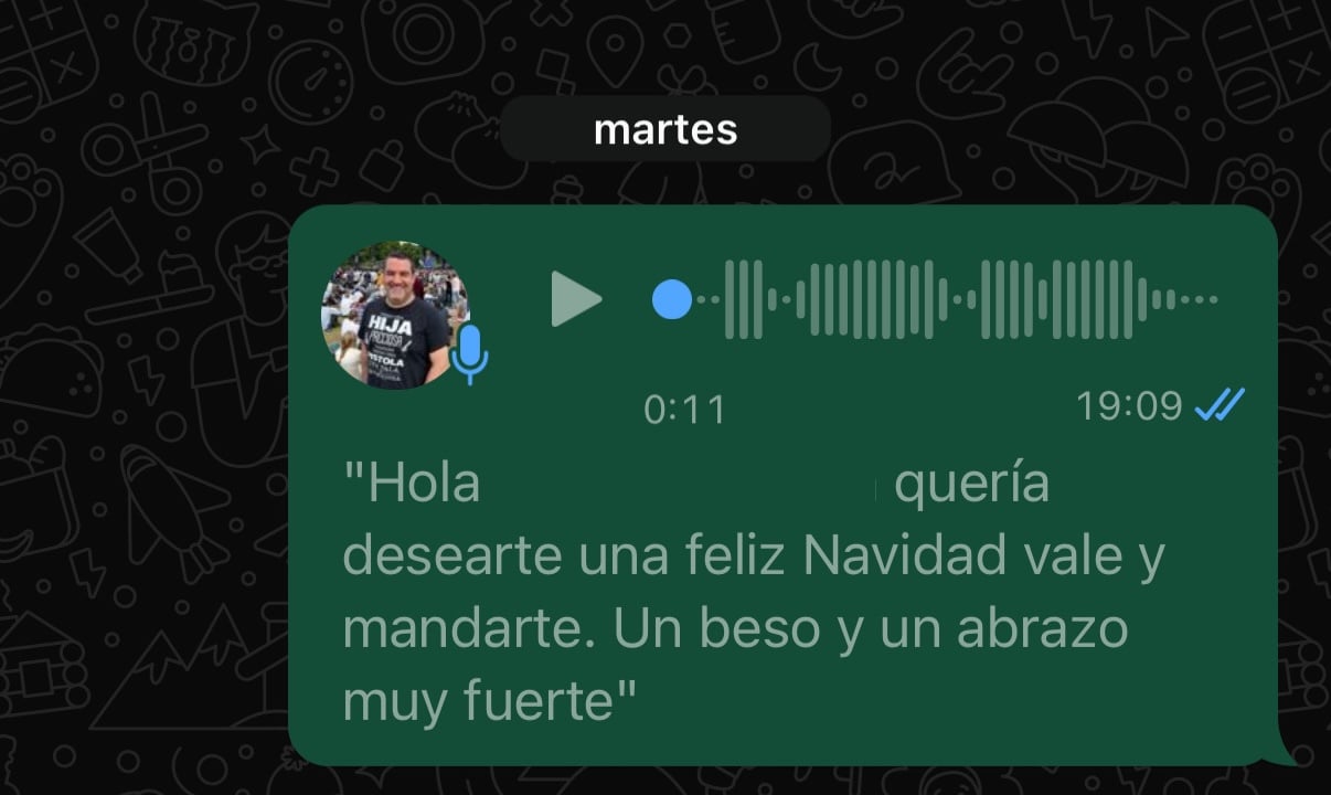 transcripción mensajes voz WhatsApp