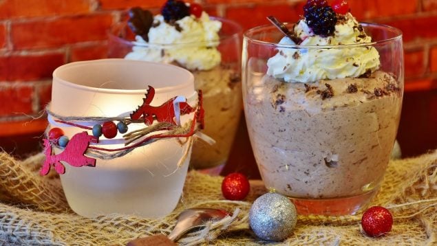 mejor postre casero, postre casero fácil de Navidad, postre casero Día de Reyes, alternativas postre para Roscón, postre de turrón en cinco minutos