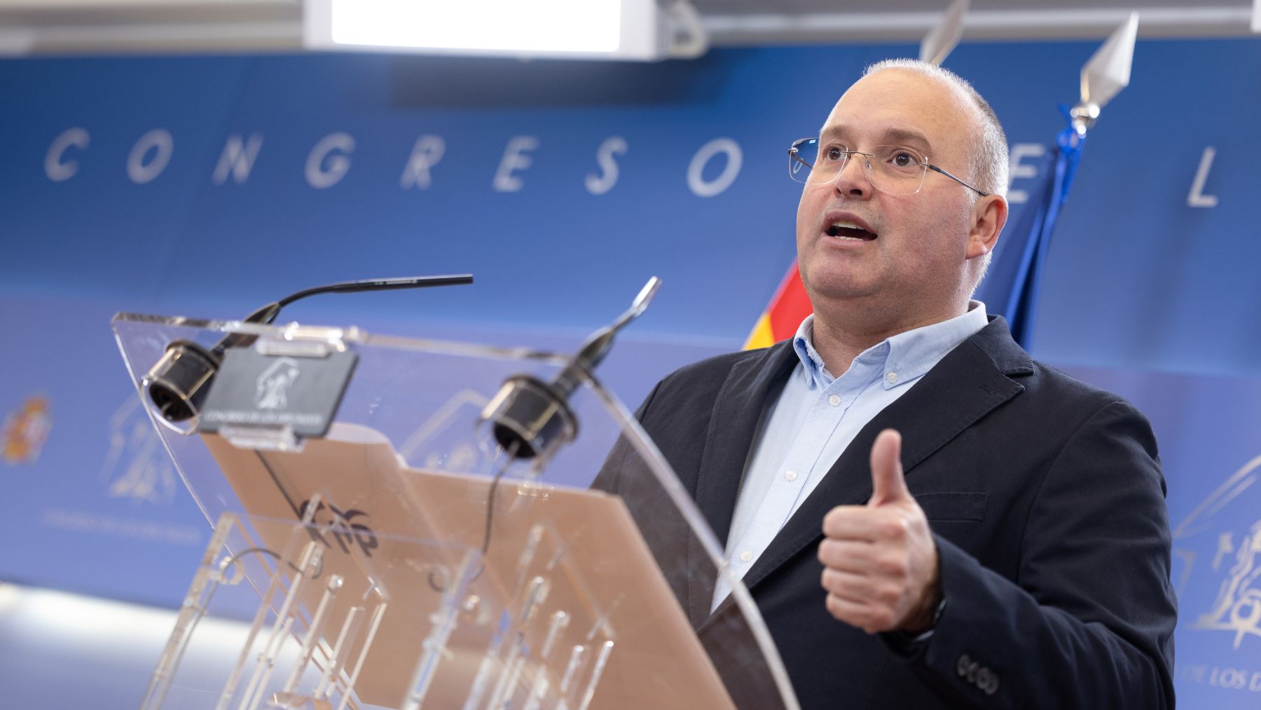 Miguel Tellado, portavoz del PP en el Congreso. (Foto: EP).