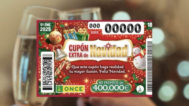 Cupón extra de Navidad ONCE.