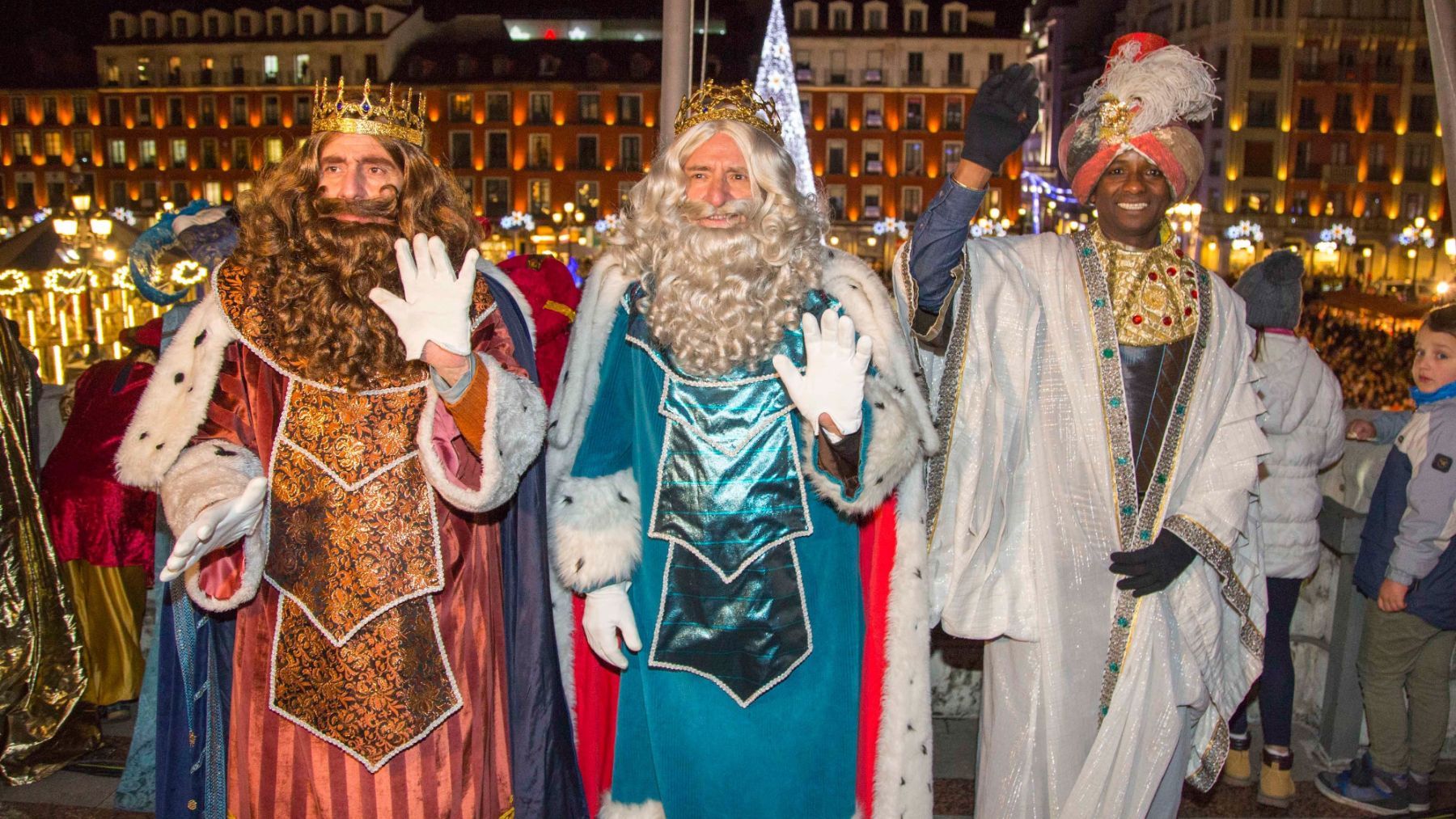 Los tres Reyes Magos.