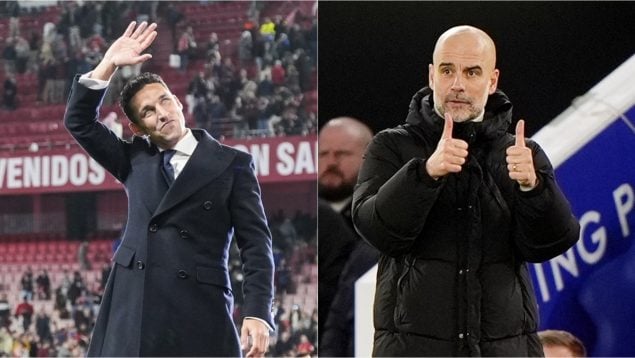 Jesús Navas, Pep Guardiola.