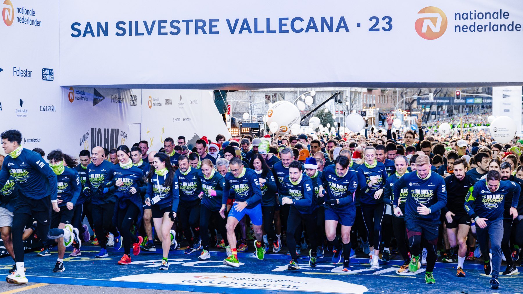 Imagen de la salida de la San Silvestre Vallecana, en Madrid. (Europa Press)